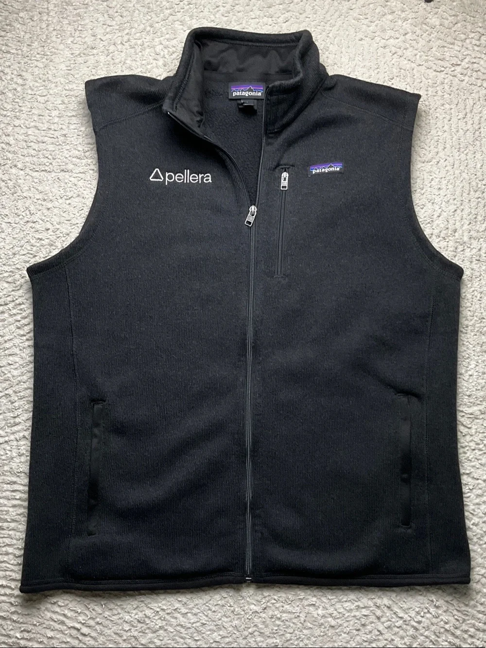 Patagonia® Men's Better Sweater® Vest Black Color *Company Embroidered Size L